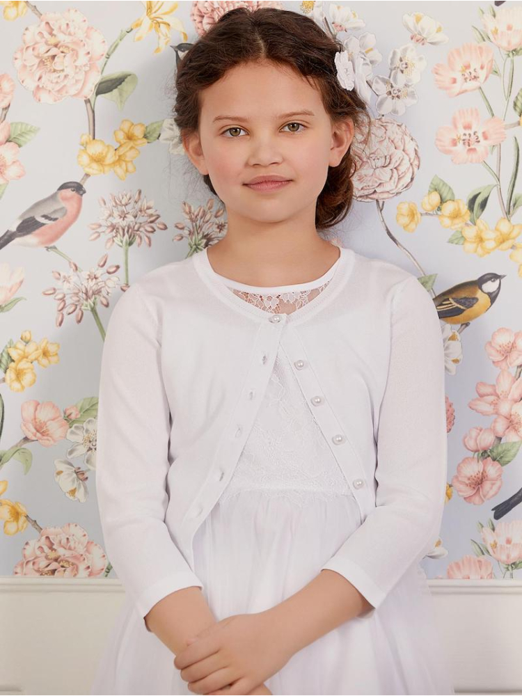 LILLY 09-783-WH White Cardigan main product photo
