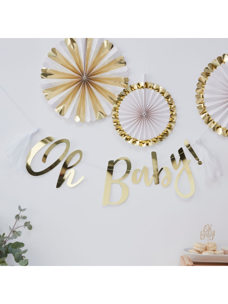 Ginger Ray OB-110 Oh Baby Bunting main product photo