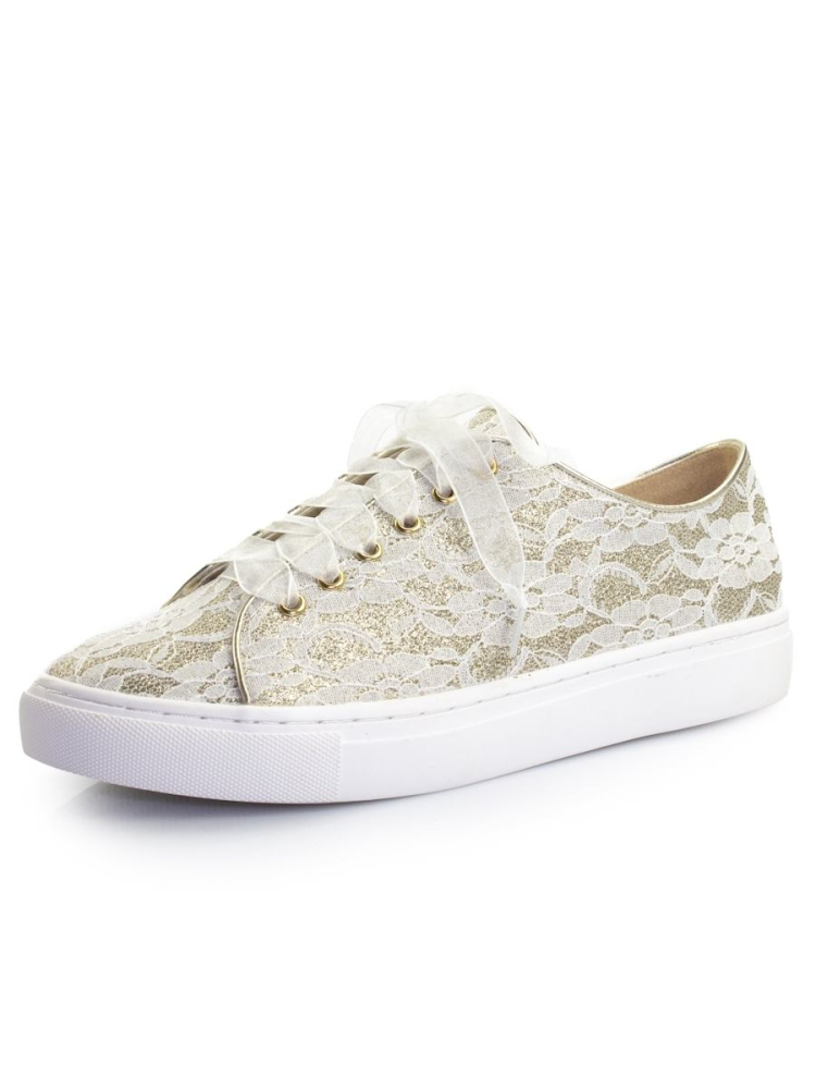 White Lady 937 Champaign Wedding Sneakers main product photo