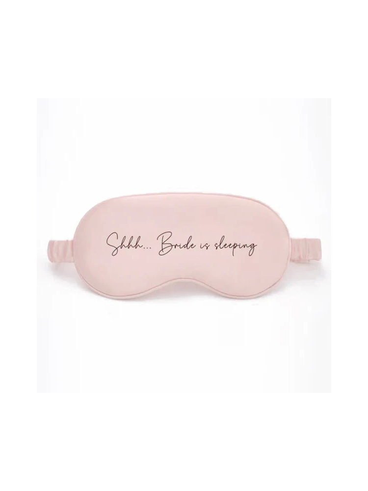 Bridal Sleep Mask "Shhh... Bride is sleeping" main product photo