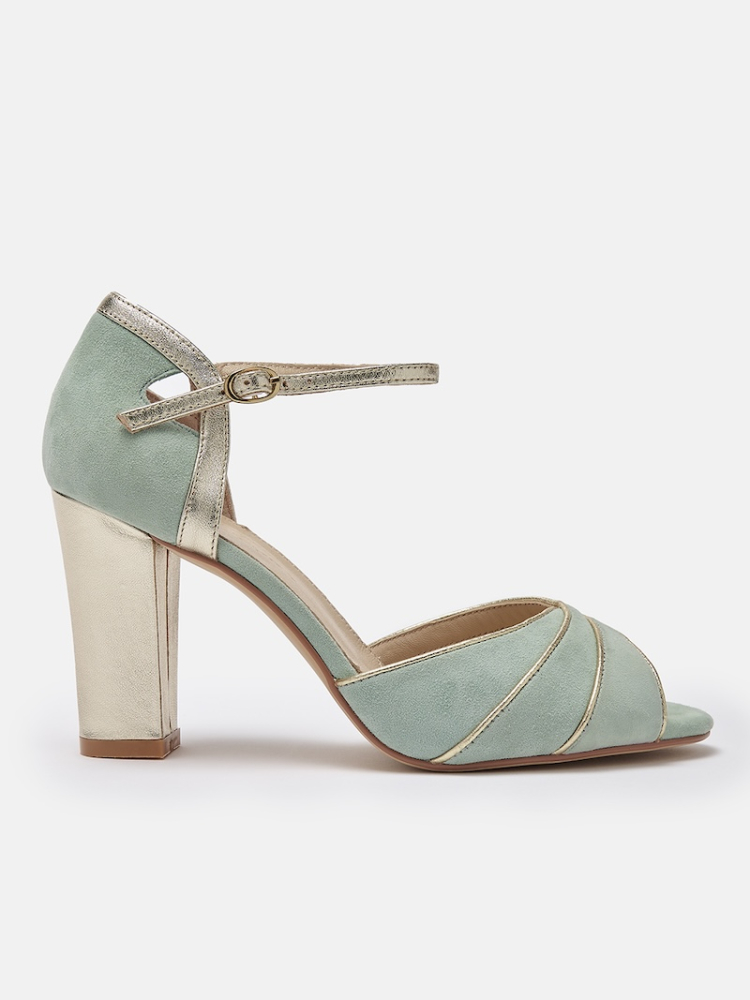 Rachel Simpson Lauren Bridal Shoes Mint Green main product photo