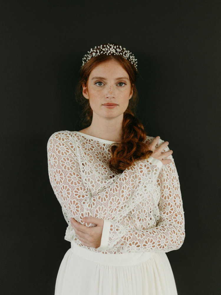 Lizeron Pietra Tiara White main product photo