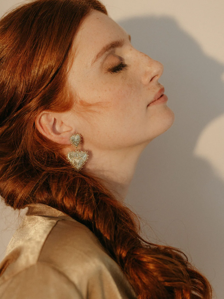 Lizeron Valentine Earrings Gold main product photo