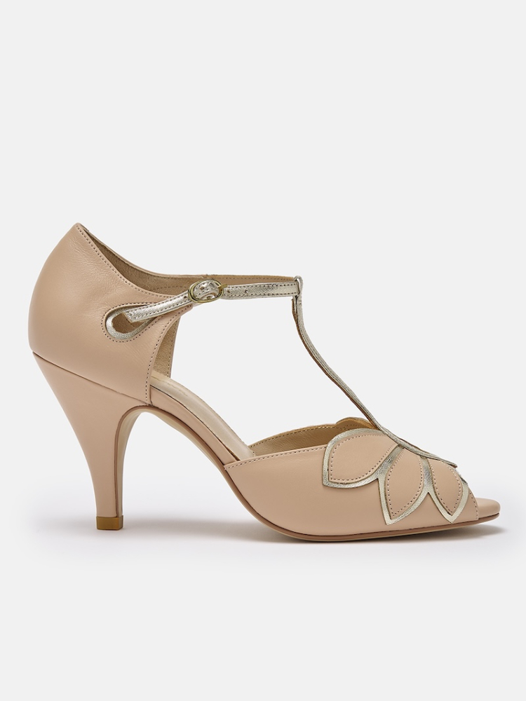 Rachel Simpson Mimosa Bridal Shoes Blush main product photo