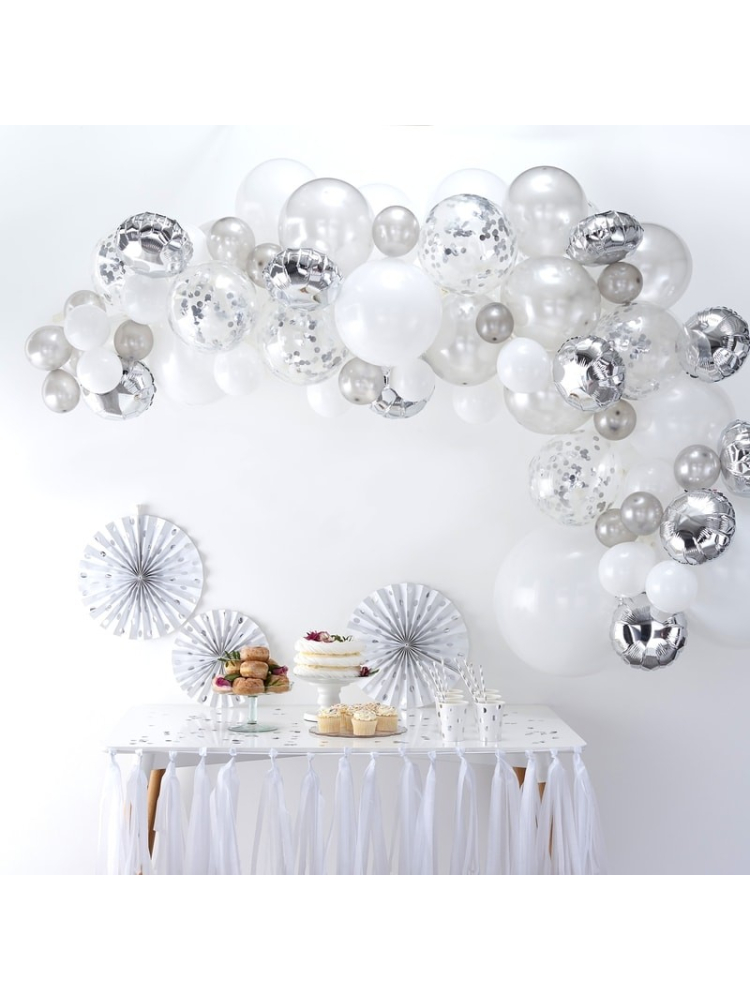 Silver Balloon Arch Kit BA-302 | Ginger Ray main product photo