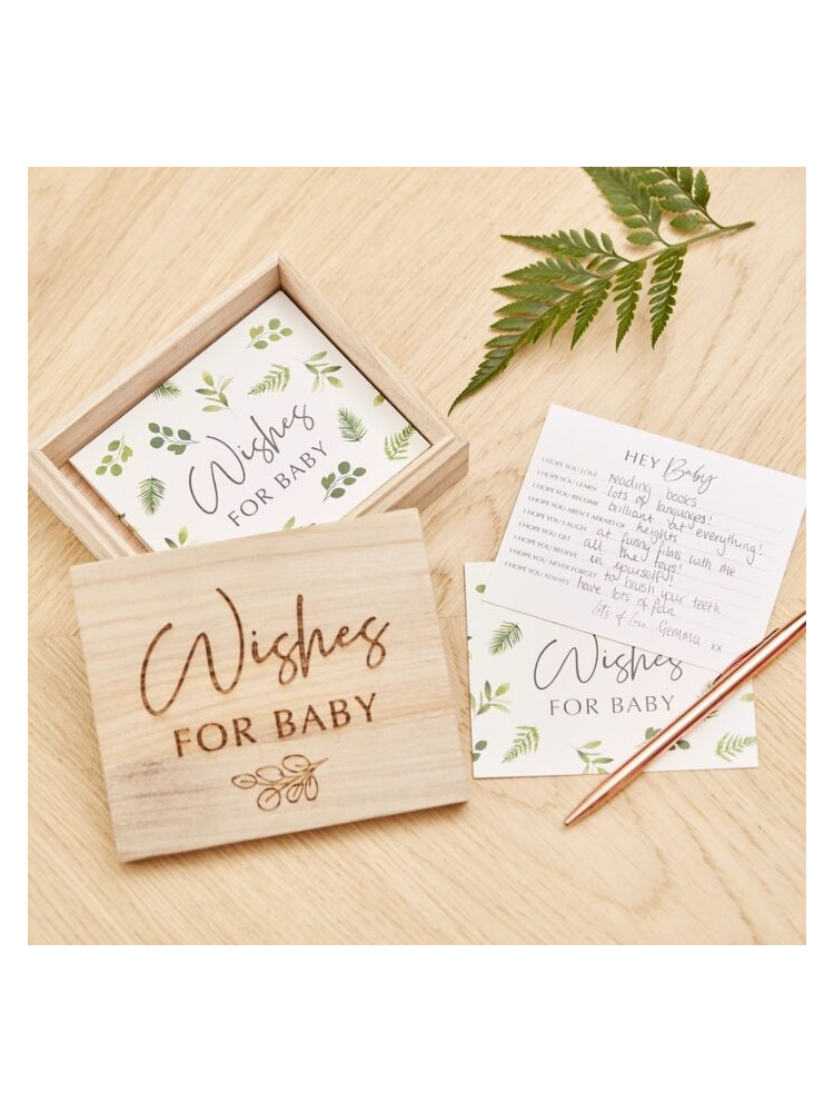 Ginger Ray Botanical Baby Shower Advice Cards main product photo