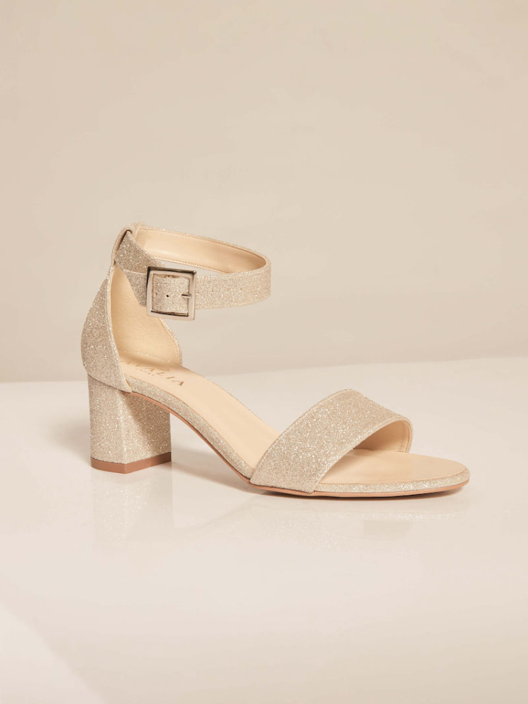 Avalia Carrie Wedding Shoes Glitter main product photo