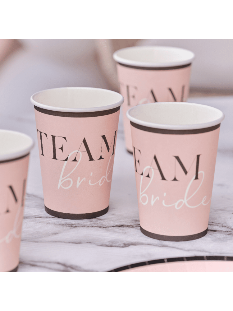Ginger Ray TH-113 Team Bride Cups main product photo