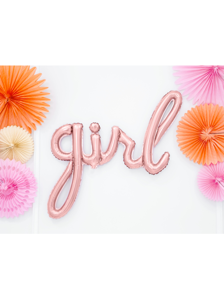 Foil Balloon Girl Rose Gold (77 cm) main product photo