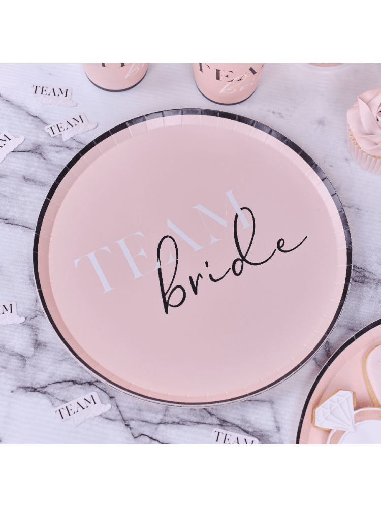 Ginger Ray TH-102 Team Bride Plates main product photo