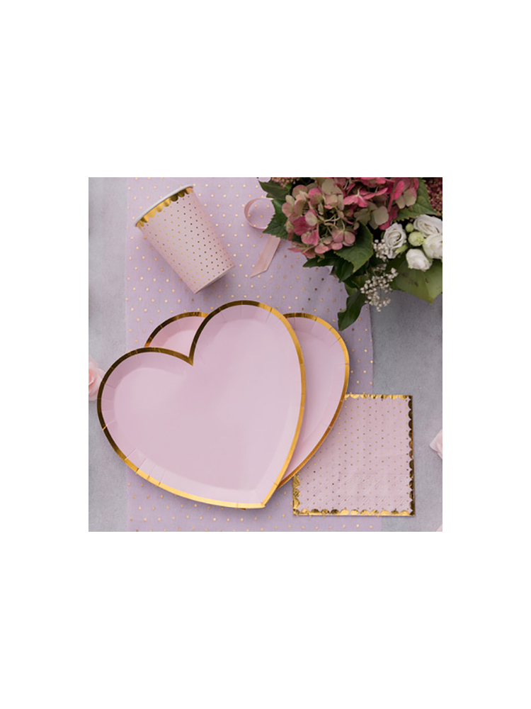 Santex Pink Golden Table Runner main product photo