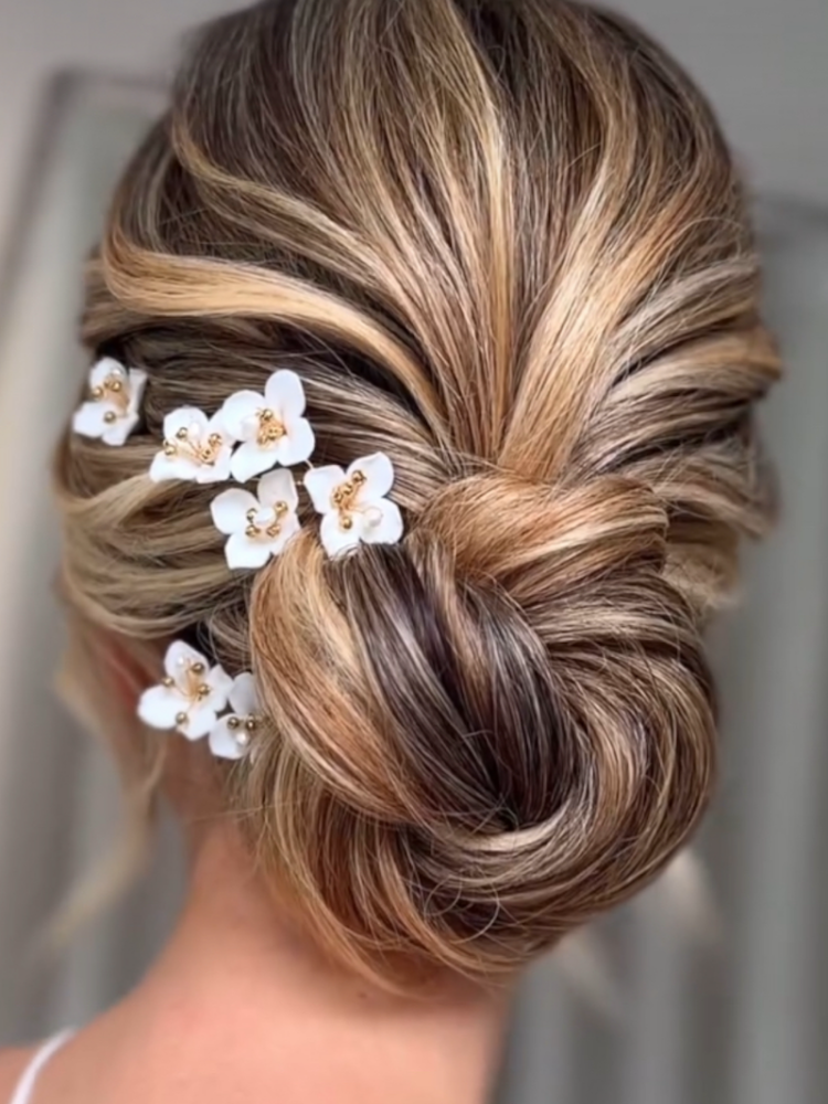 Sally Jane Bridal Fay Hairpins Gold main product photo