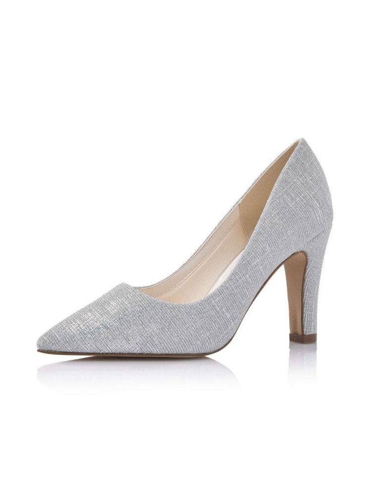 Rainbow Club Fera Silver Metallic Wedding Shoes main product photo