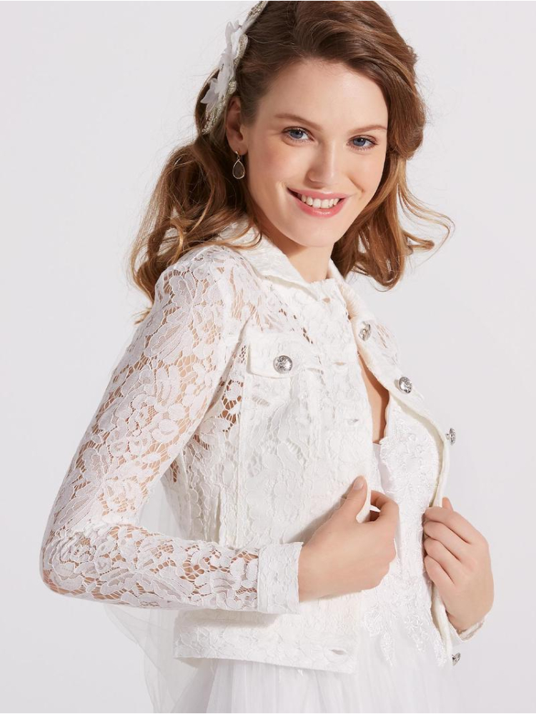 LILLY 09-3805-CR Lace Jacket main product photo