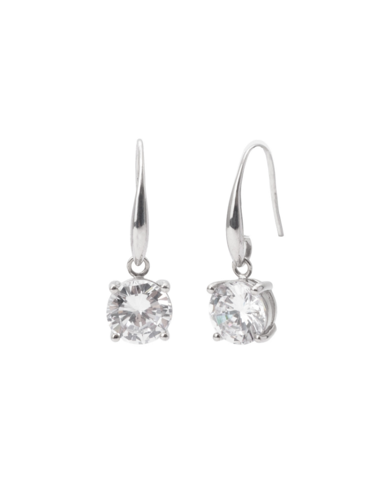 Abrazi Earrings Ava Drop Silver main product photo