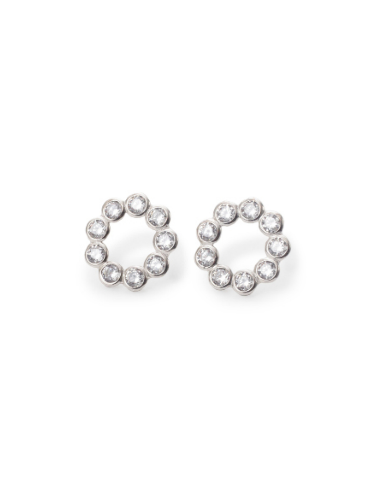 Abrazi Earrings Callie Silver main product photo