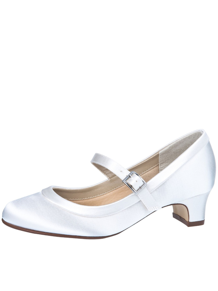 Rainbow Club Maisie White Communion Shoes main product photo