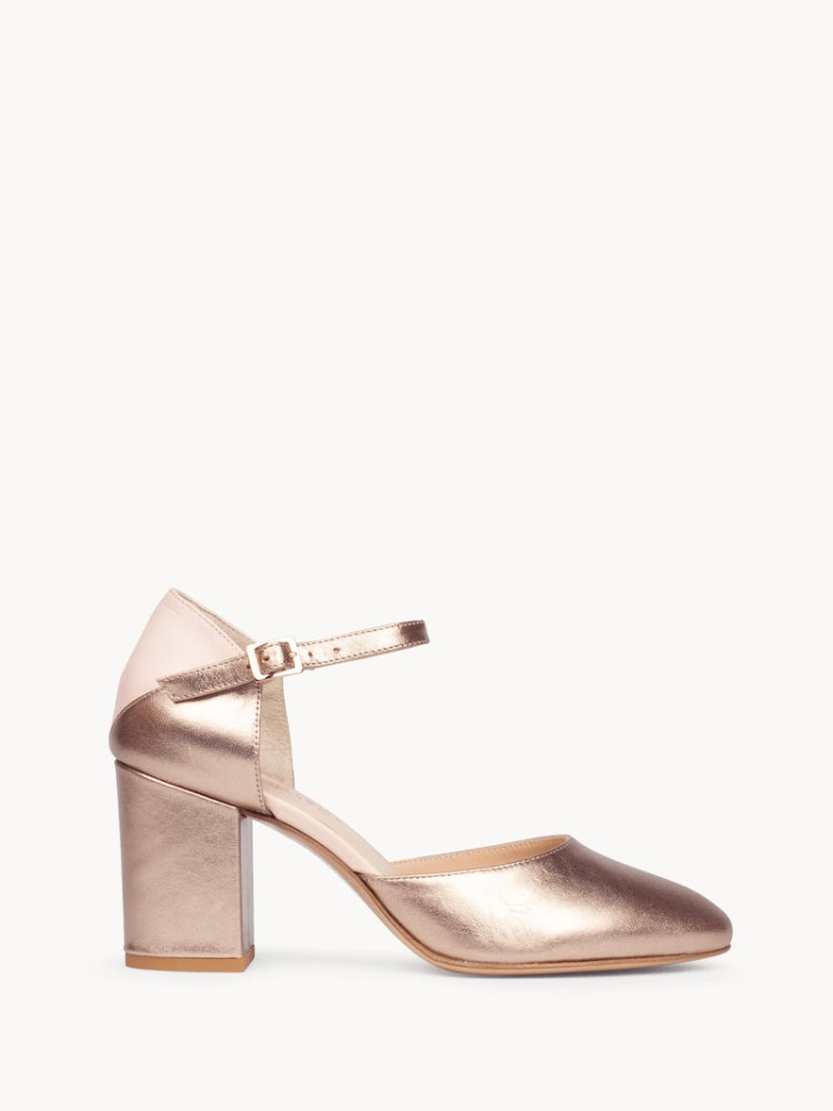 Content Freya Wedding Shoes Shiny Rose main product photo