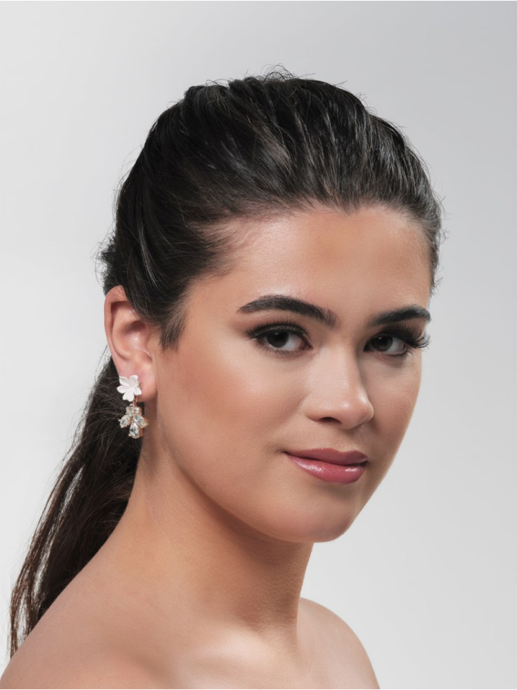 Poirier NC-1345 Earrings Rosa/Gold main product photo