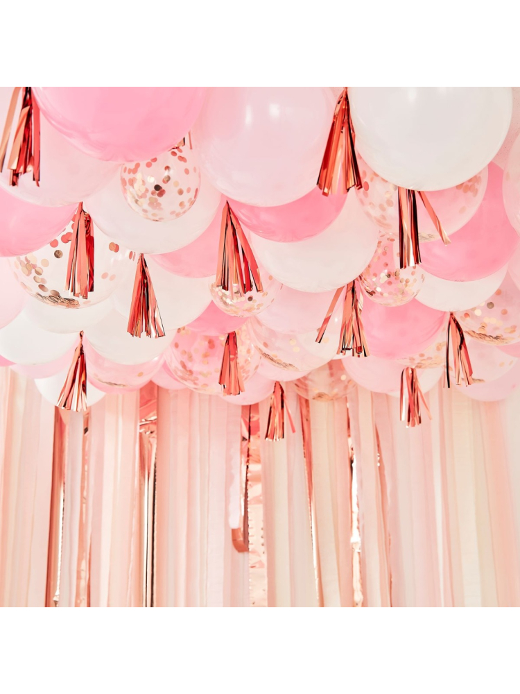 Ginger Ray MIX-179 Mix It Up Balloon Ceiling with Tassels main product photo