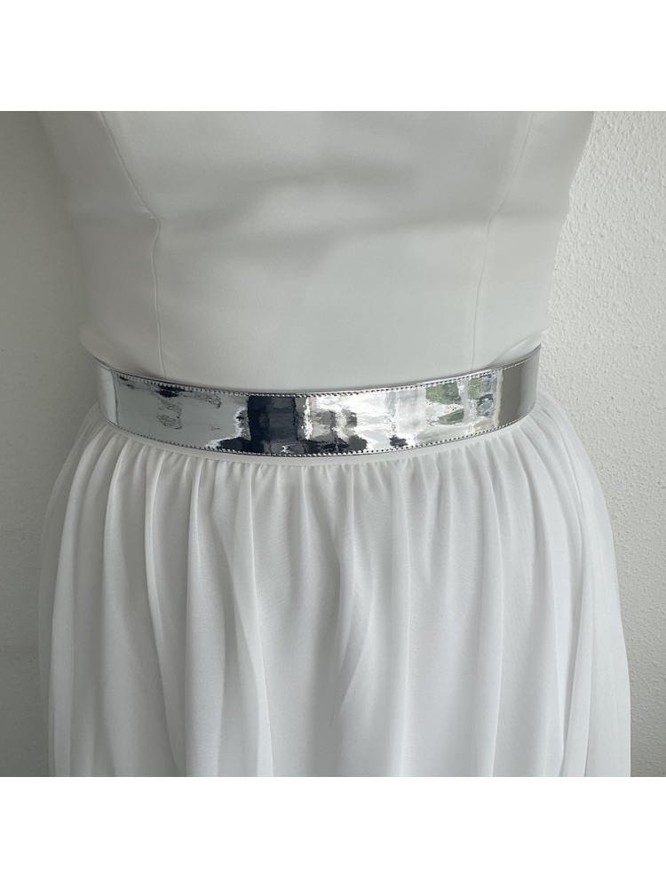 Bianco Evento PA91S Belt Silver main product photo