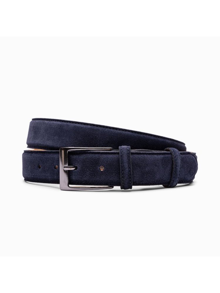 Paulo Bellini Fasano Belt Suede Dark Blue main product photo