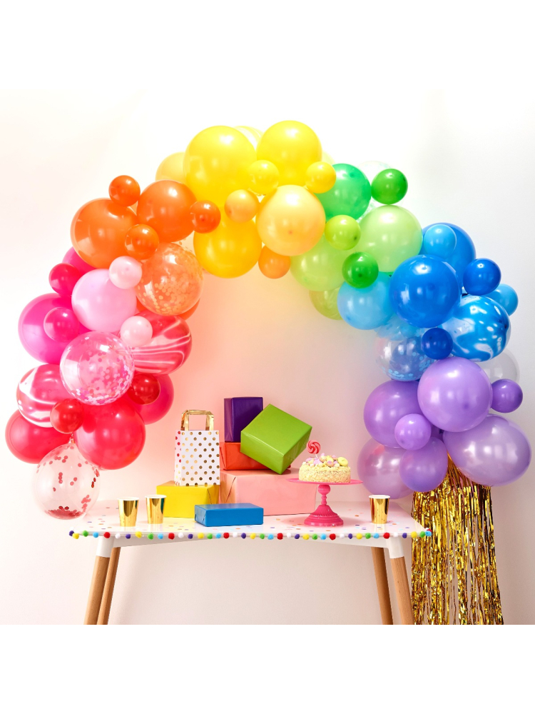 Ginger Ray BA-304 Rainbow Balloon Arch main product photo