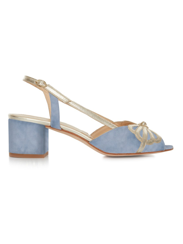 Rachel Simpson Kitty Blue Wedding Shoes main product photo