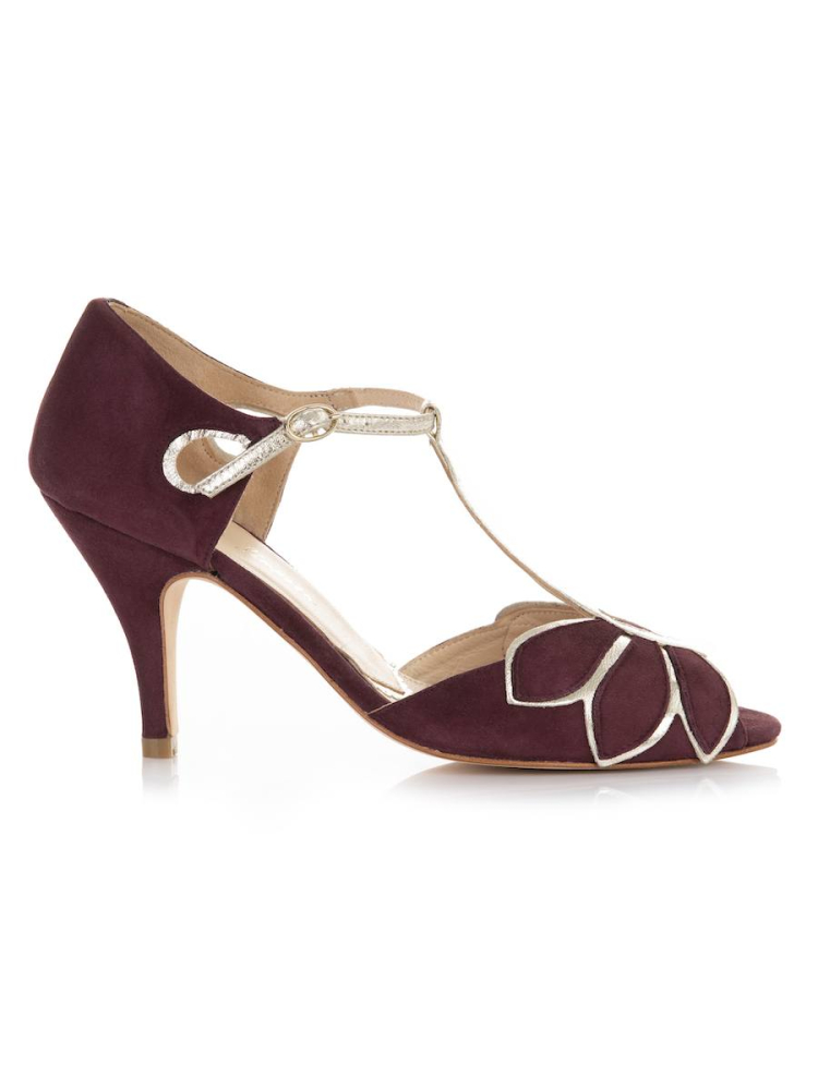Rachel Simpson Mimosa Wedding Shoes Berry main product photo