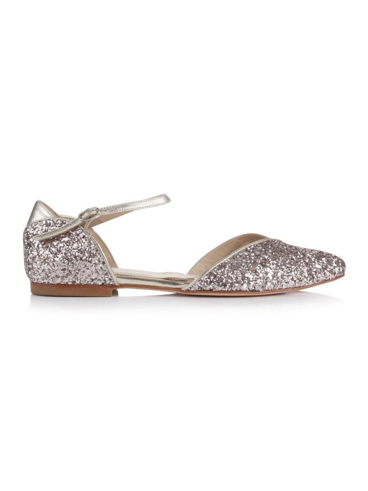 Rachel Simpson Sapphire Bridal Shoes main product photo