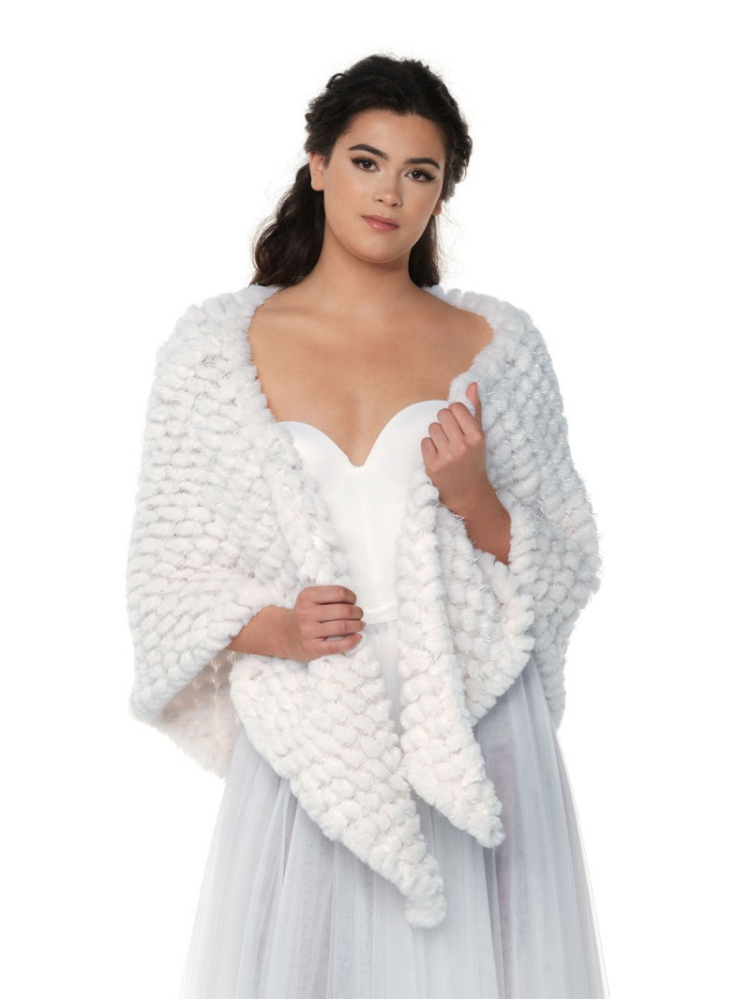 Poirier S175 Stole Ivory main product photo