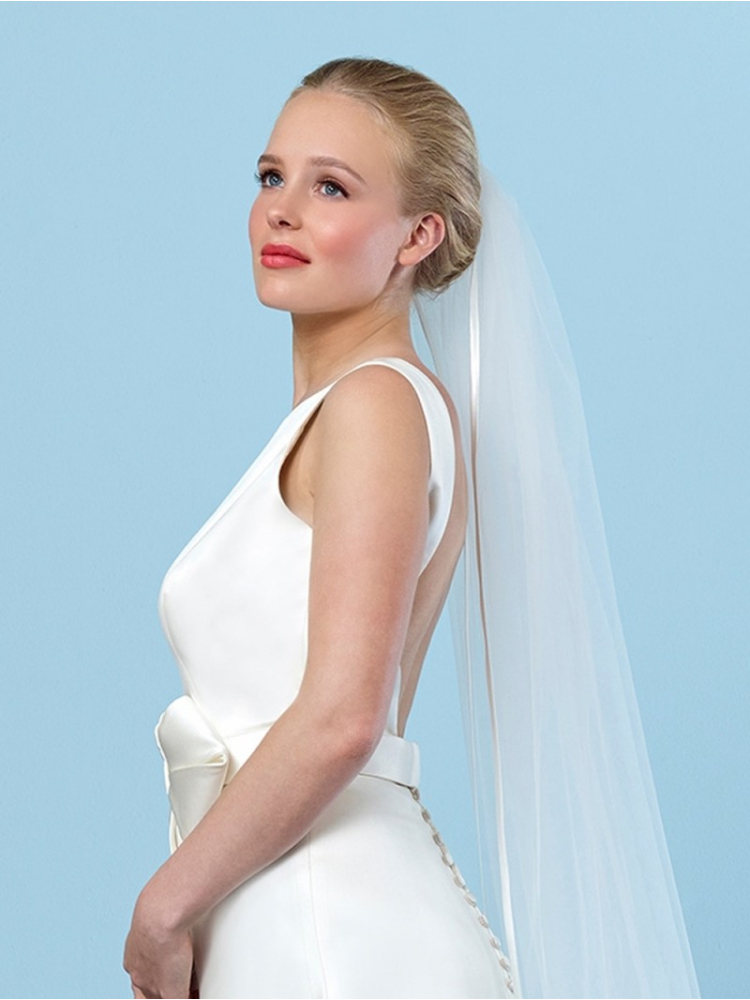 Poirier Veil with satin ribbon edge S20-210/1/SOFT - 210 cm main product photo