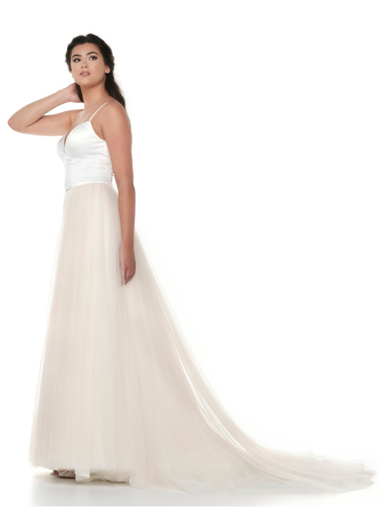 Poirier S324-250 Overskirt Blush main product photo
