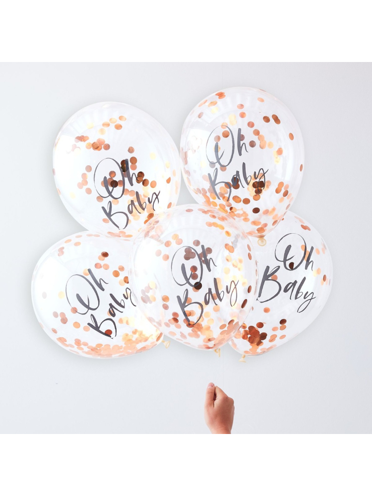 Ginger Ray TW-803 Twinkle Twinkle Confetti Balloons main product photo