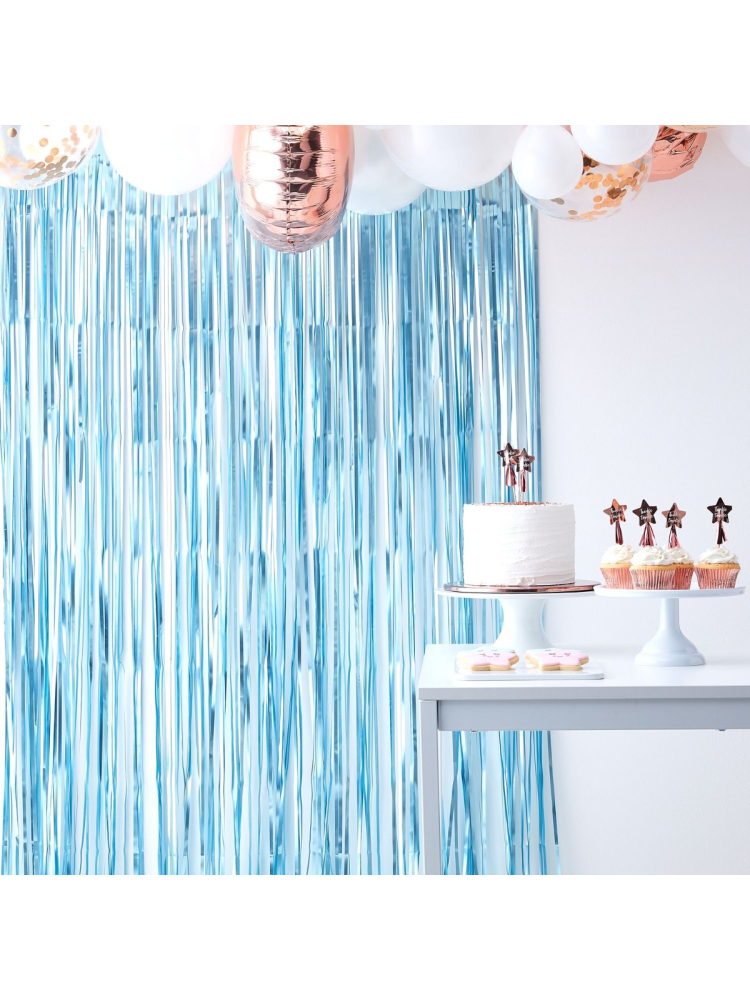 Ginger Ray TW-805 Twinkle Twinkle Blue Backdrop main product photo