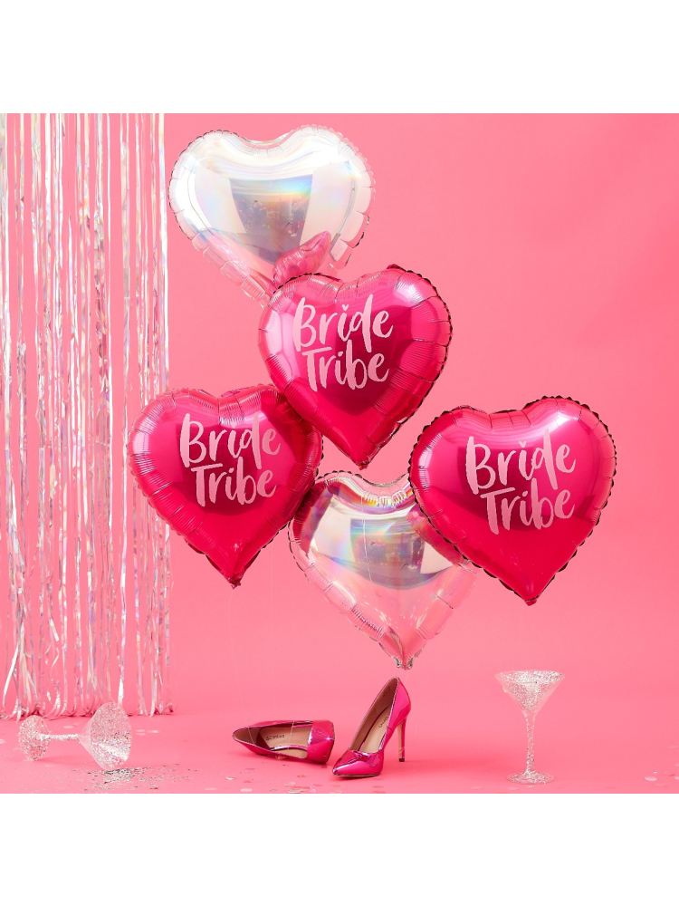 Ginger Ray BT-312 Bride Tribe Heart Balloons main product photo