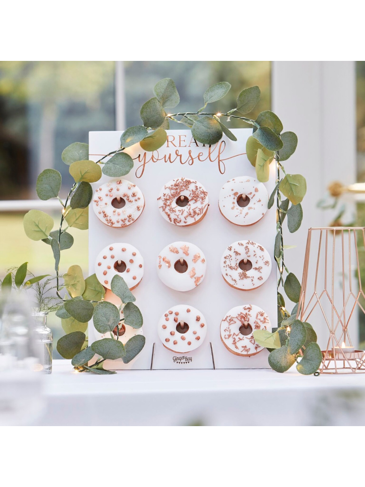 Ginger Ray BR-362 Botanical Wedding Eucalytpus Garland Lights main product photo