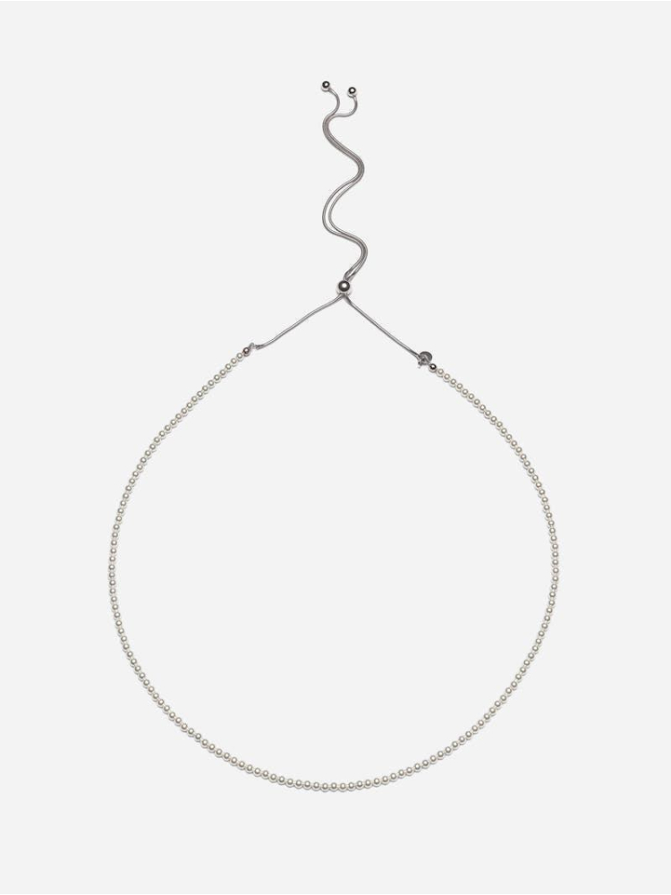 Abrazi Jorja Pearl Necklace Silver main product photo
