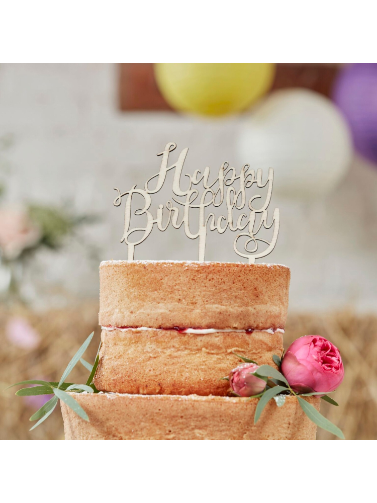 Ginger Ray BH-762 Boho Cake Topper main product photo