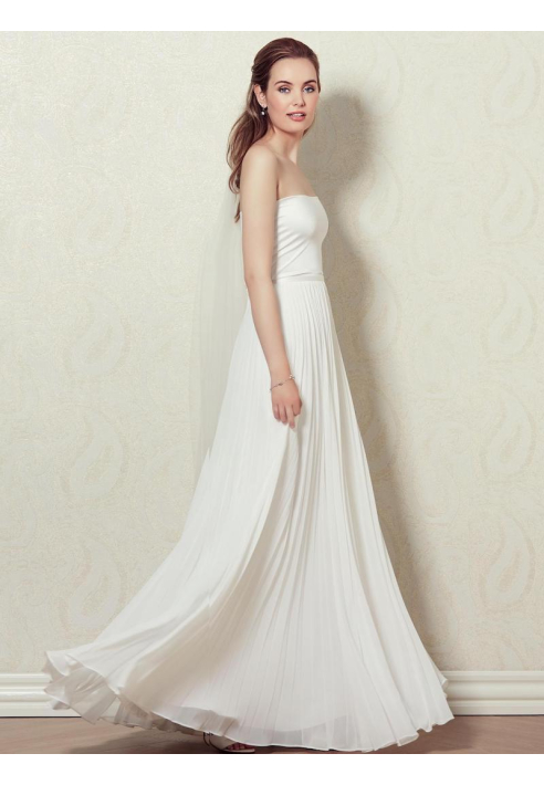 LILLY 10-3095-CR Plissée Skirt 