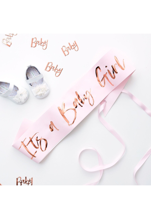 Ginger Ray TW-834 Twinkle Twinkle It's A Baby Girl Sash