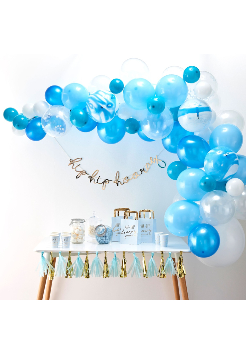 Ginger Ray BA-308 Blue Balloon Arch