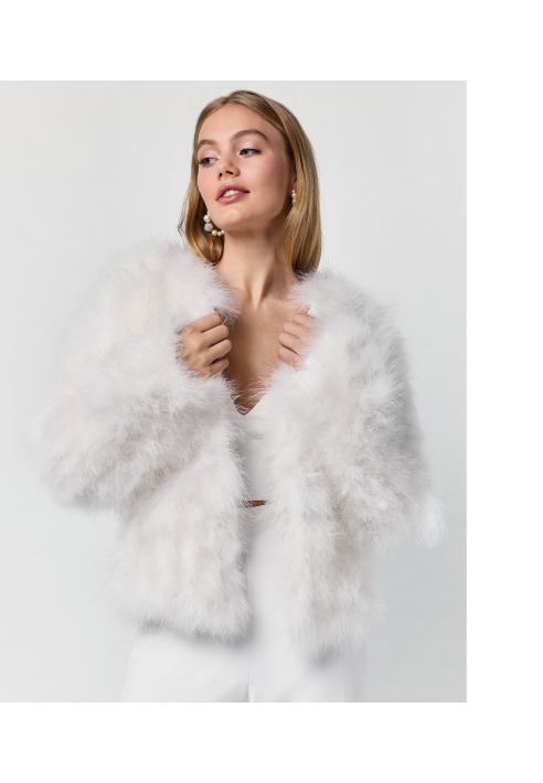 Poirier BOL-75052 Marabou Jacket ()