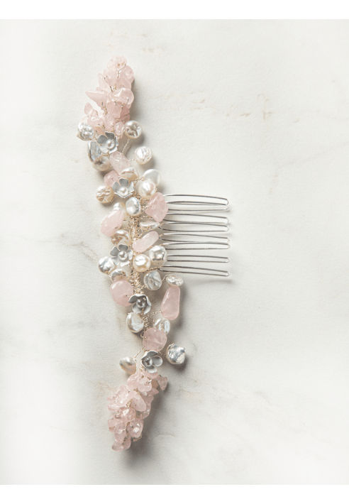 Sally Jane Bridal Gaia Hair Comb Silver