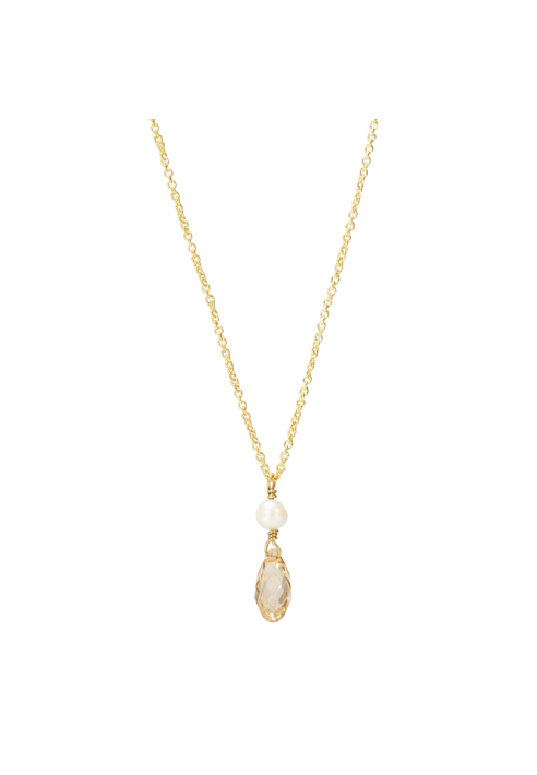 Juvelan Golden Cupid Necklace ()