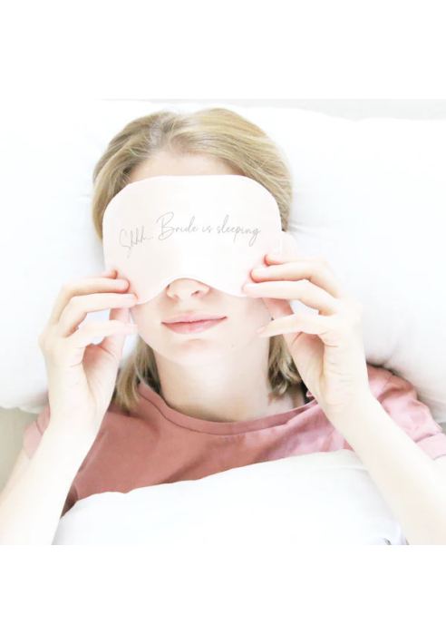 Bridal Sleep Mask "Shhh... Bride is sleeping"
