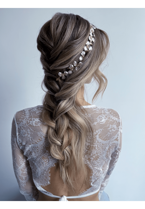 Sally Jane Bridal Ivy Hair Vine Rose ()