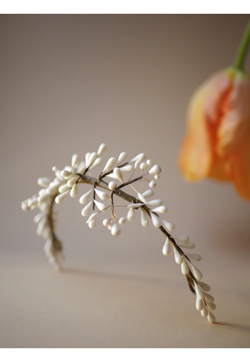 Lizeron Calvi Hair Comb White