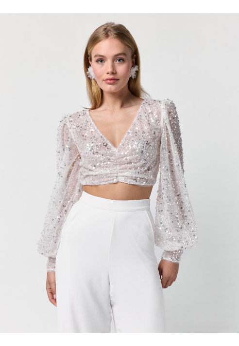 Poirier T-75426 Top | Sequins ()