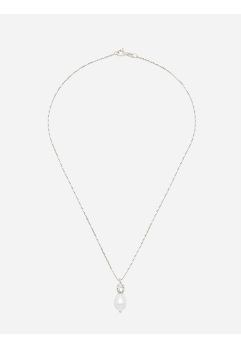 Abrazi Elena Necklace Silver-S ()